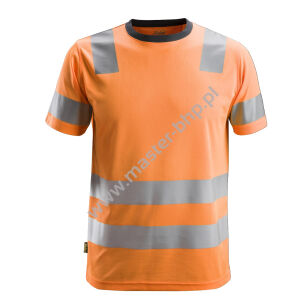 Snickers 2530 T-shirt Odblaskowy AllroundWork, EN 20471/2