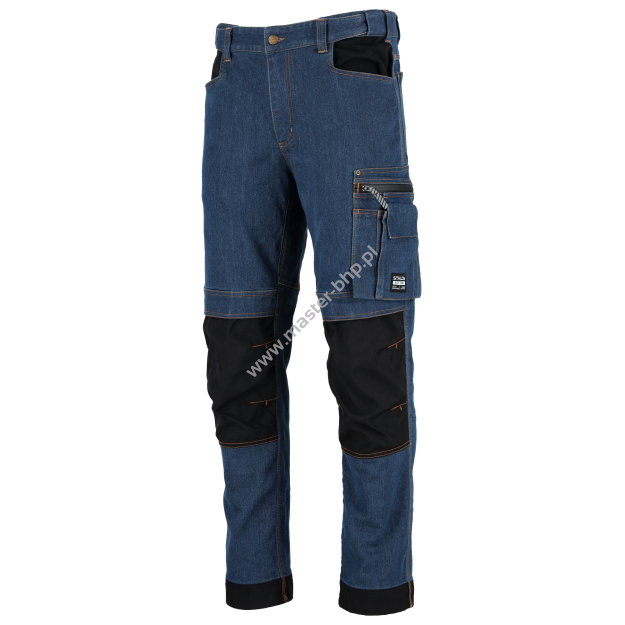 STALCO Spodnie robocze jeans JEAN + CZAPKA COOPTER