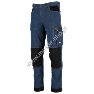 STALCO Spodnie robocze jeans JEAN + CZAPKA COOPTER
