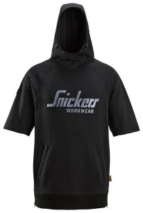 Snickers 2850  Bluza Logo z kapturem - krótki rękaw