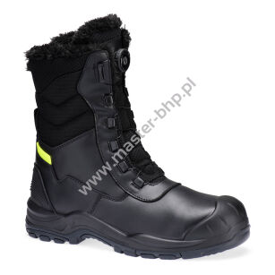 Skórzane wysokie buty zimowe  FD05  S3L SC HRO CI SR